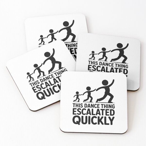 Item preview, This Dance Thing Escalated Quickly | Funny Dancer Dance Humor Shirt designed and sold by Milosstudio.
