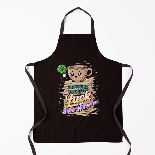 Item preview, Funny Humor Design Serving On Coffee Luck And Sheer Nonsense designed and sold by fantasticdesign.