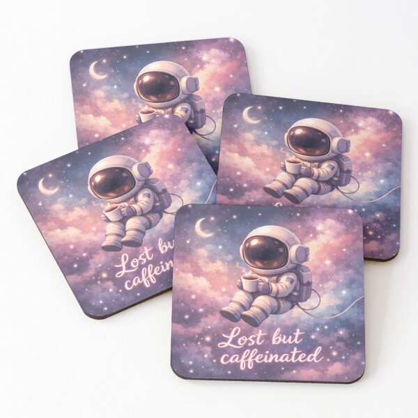Item preview, Lost but Caffeinated – Space Astronaut Collection designed and sold by Bittor18.