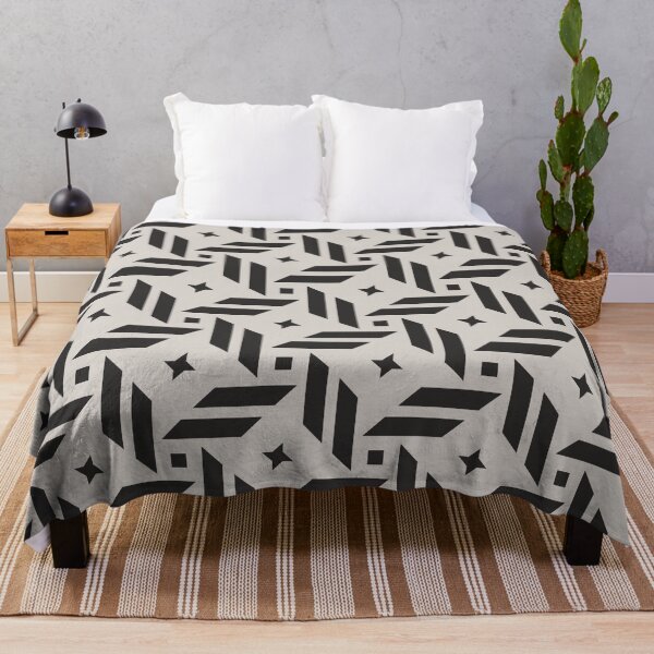 Item preview, Gray geometric seamless pattern designed and sold by Mint + Midnight.