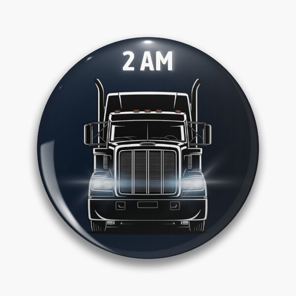 Item preview, 2AM Still Rolling – Night Shift American Trucker Big Rig Driver Design designed and sold by PXEpic.