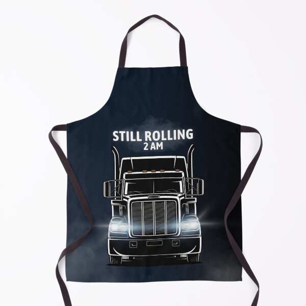 Item preview, 2AM Still Rolling – Night Shift American Trucker Big Rig Driver Design designed and sold by PXEpic.