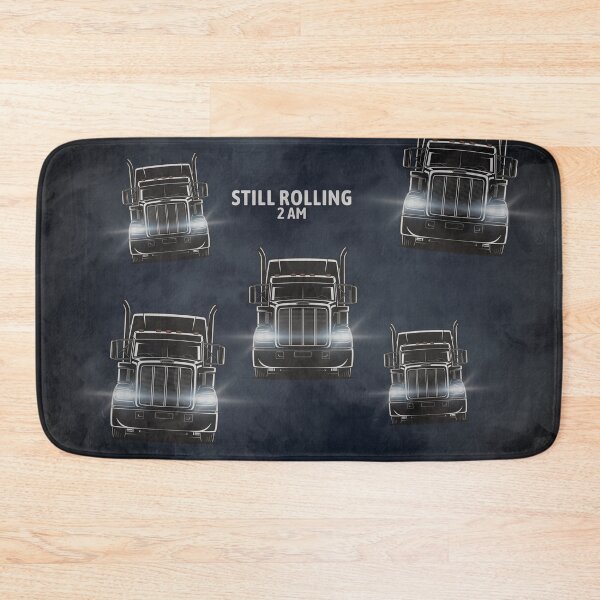 Item preview, 2AM Still Rolling – Night Shift American Trucker Big Rig Driver Design designed and sold by PXEpic.