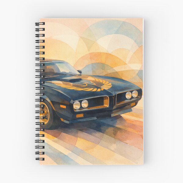 Item preview, «Black Symphony: Orphic Watercolor of the Pontiac Trans Am (1967)» designed and sold by  BoomPoster.