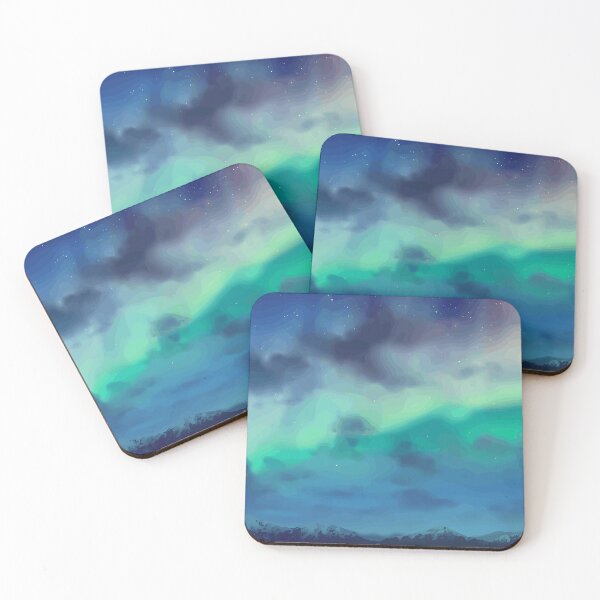 Item preview, Aurora Night Sky Landscape designed and sold by TomatiLove.