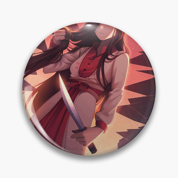 Item preview, Red Shrine Maiden with Knife designed and sold by TomatiLove.