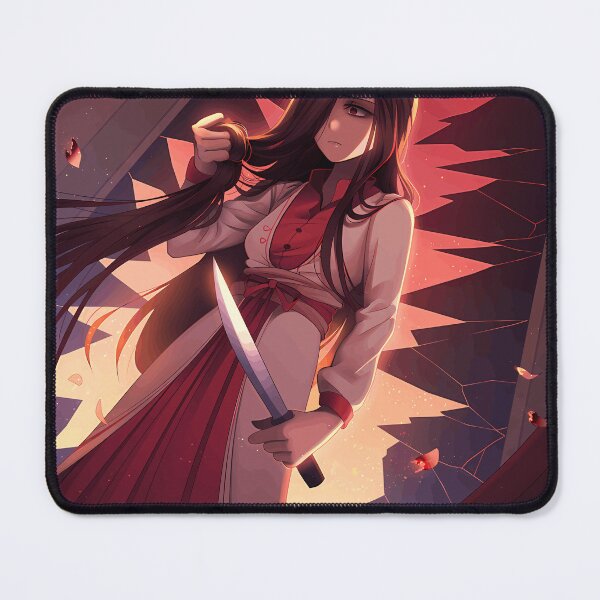 Item preview, Red Shrine Maiden with Knife designed and sold by TomatiLove.