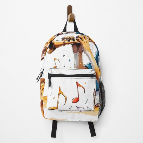 Item preview, Cute Fox Playing Clarinet Music Class Back to School Art designed and sold by AQUILAKREO.