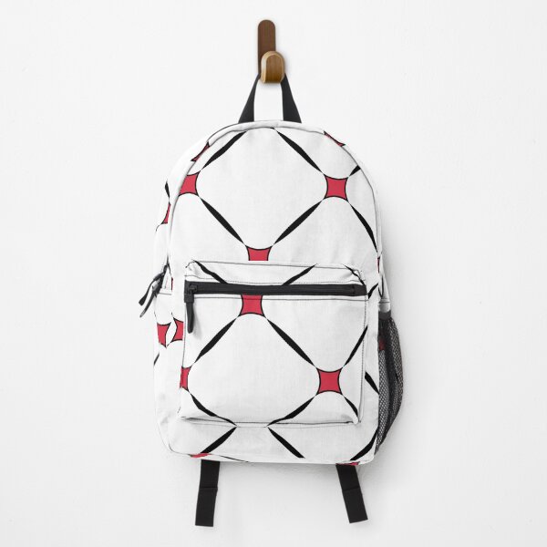 Item preview, Black, white & red lattice seamless pattern designed and sold by Mint + Midnight.