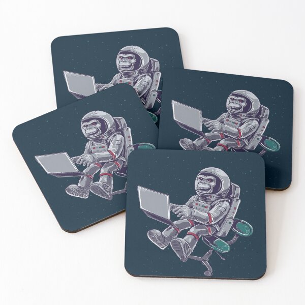 Item preview, Artemis II — Back to the Moon Copy Moon Joy Punch Monkey Emblem designed and sold by Yasmine Mohammed.