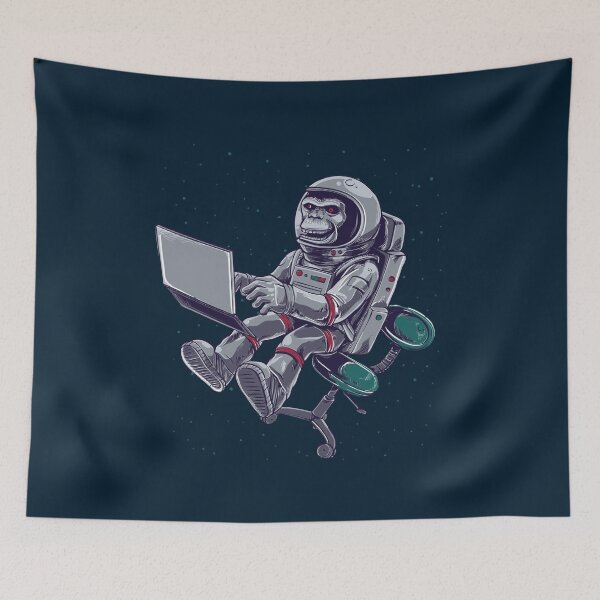 Item preview, Artemis II — Back to the Moon Copy Moon Joy Punch Monkey Emblem designed and sold by Yasmine Mohammed.
