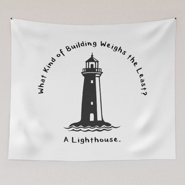 Item preview, What Kind of Building Weighs the Least? designed and sold by toolongdidntdraw.
