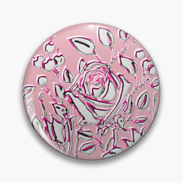 Item preview, Semi-Abstract Rose Garden Painting designed and sold by cremedecolor.