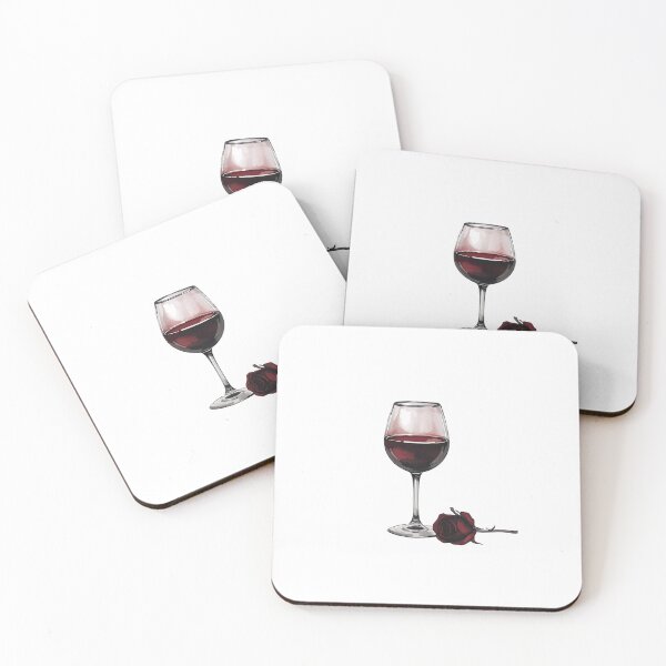 Item preview, Red wine and rose designed and sold by uunaa.