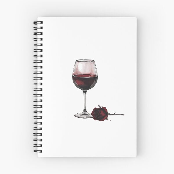 Item preview, Red wine and rose designed and sold by uunaa.