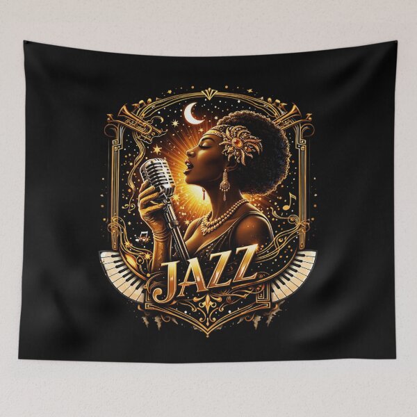 Item preview, Golden Jazz Soul Singer designed and sold by SidTastic .