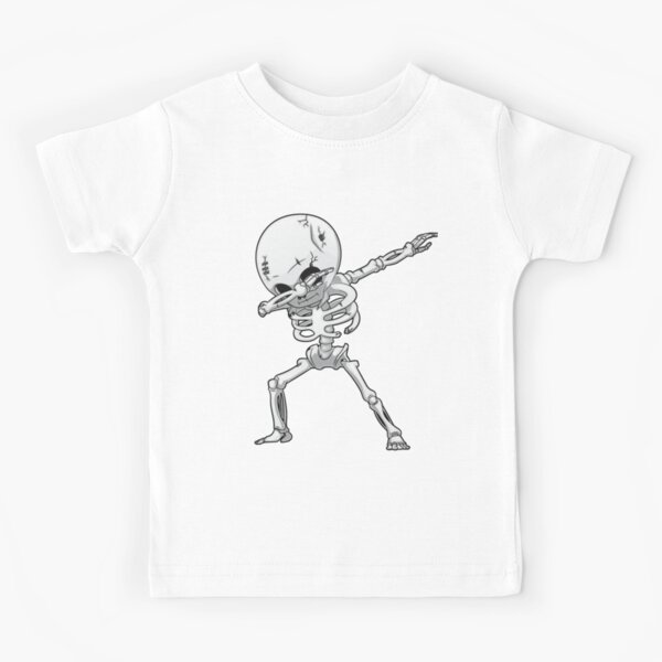 Kids Boys Girls Dabbing Skeleton Halloween Scary Dab T-shirts Green print. Kids Boys Girls Dabbing Skeleton Halloween Scary Dab T-shirts Green print.