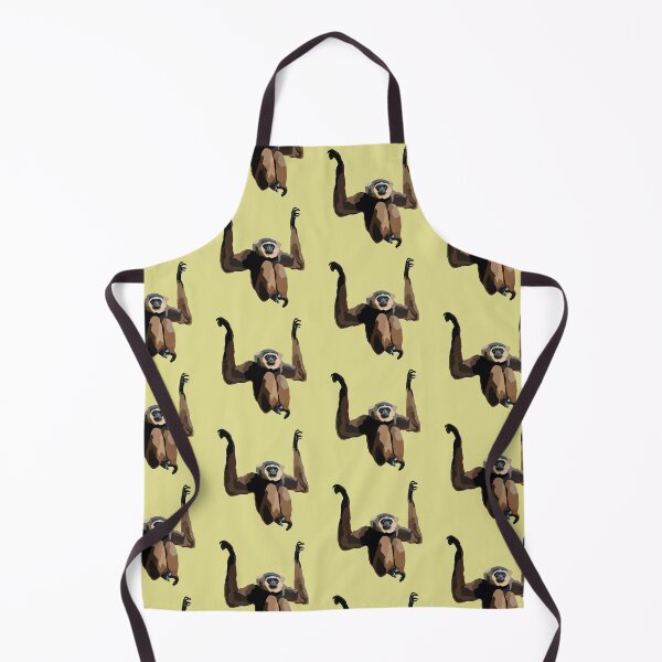 Item preview, A is for Agile Gibbon,Agile Gibbon Artwork – Lithe Primate Illustration and Wildlife Design designed and sold by PrettylittlepastelUk.
