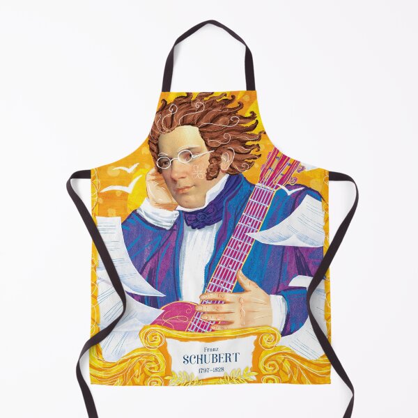 Item preview, Franz Schubert Portrait Art Print, Classical Music Composer designed and sold by Bearlala.