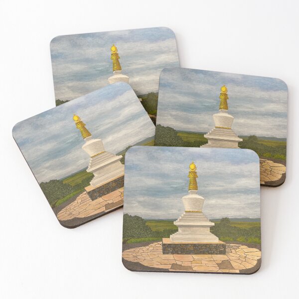 Item preview, Stupa with Clouds designed and sold by Prajna Vajrayana Art.