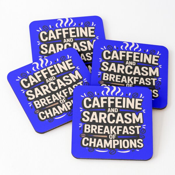 Artikelvorschau, Witziges Design, Koffein und Sarkasmus: Frühstück der Champions entworfen und verkauft von fantasticdesign.