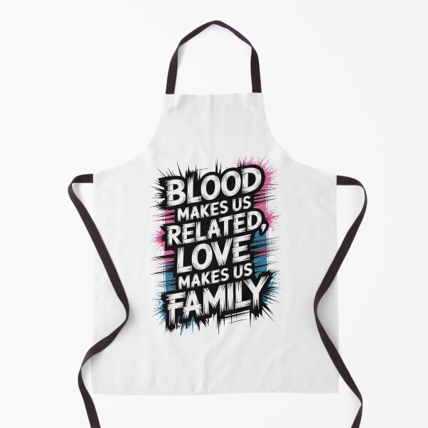 Item preview, Blood Makes Us Related Love Makes Us Family - Modern Typography Art designed and sold by JLMWorks.