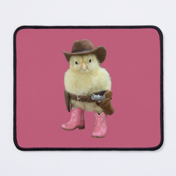 Item preview, Cute Western Aesthetic Baby Chicken in Pink Boots designed and sold by Spring Things.
