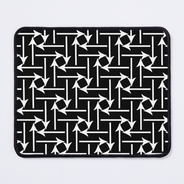 Item preview, Black & white arrows seamless pattern designed and sold by Mint + Midnight.