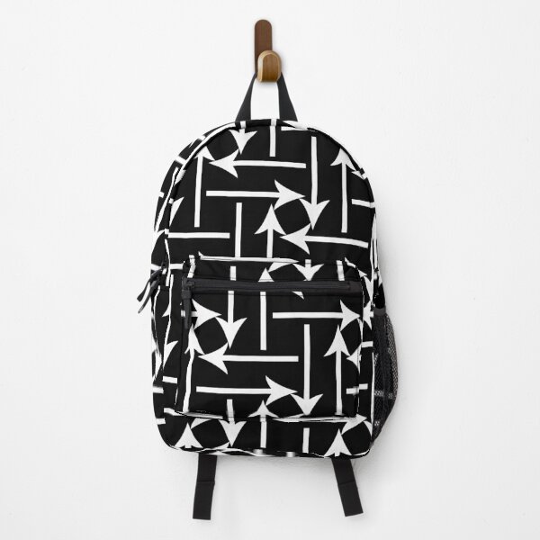 Item preview, Black & white arrows seamless pattern designed and sold by Mint + Midnight.