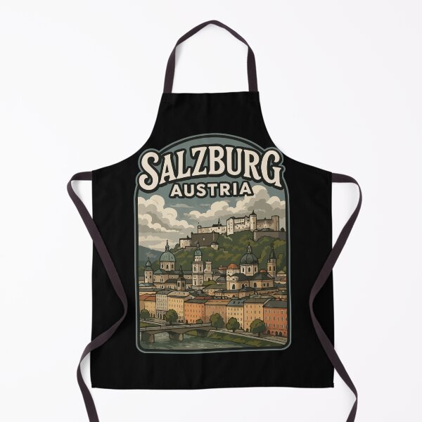 Item preview, Salzburg Austria Vintage Travel designed and sold by TomFrontierArt.