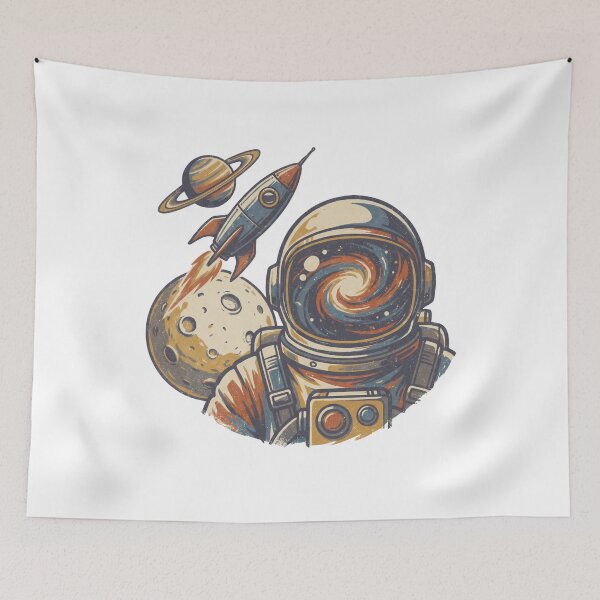 Item preview, Cosmic Explorer Astronaut designed and sold by IllustrifyArts.