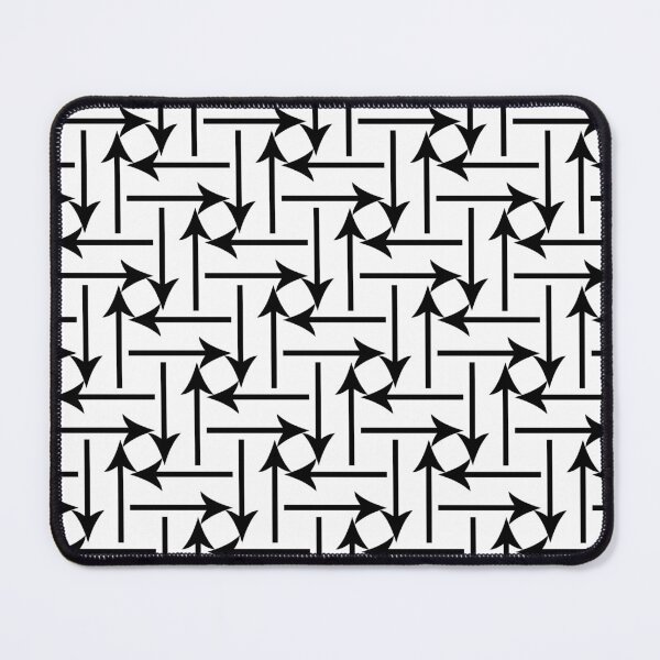Item preview, White & black arrows seamless pattern designed and sold by Mint + Midnight.