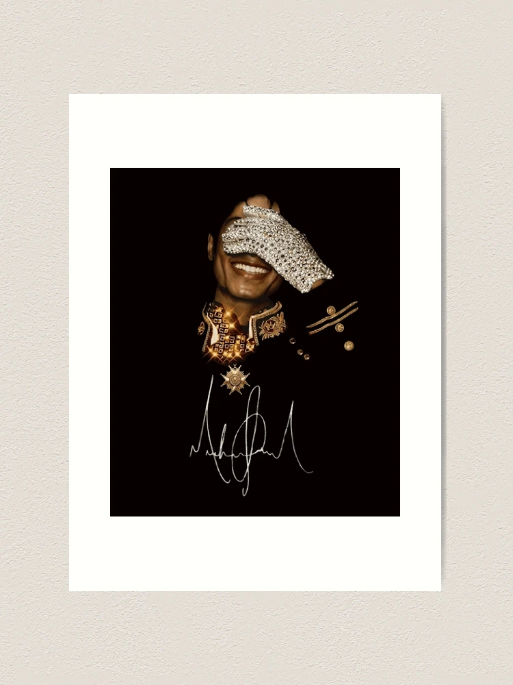 Michael Jackson Sparkle Glove & Signature MJ Smile