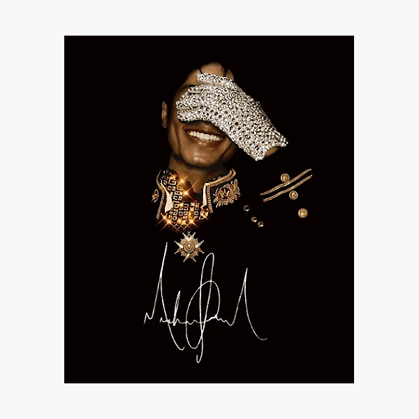 Michael Jackson Sparkle Glove & Signature MJ Smile