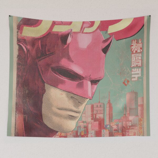 Item preview, Japanese Daredevil Tokyo Hero  designed and sold by AnimeArsenalPrints.