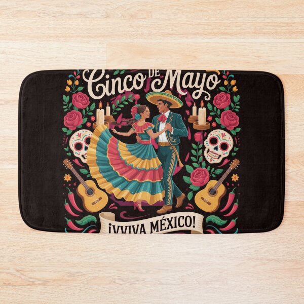 Item preview, Cinco De Mayo Viva Mexico Dancing Couple Mariachi Fiesta Mexican Culture Design designed and sold by Designgallery65.