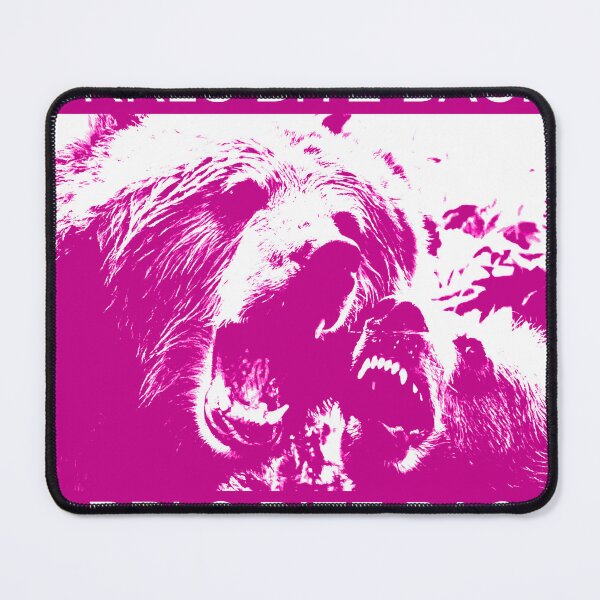 Item preview, "GRRLS BITE BACK" bear - pink designed and sold by madebyAnnie0.