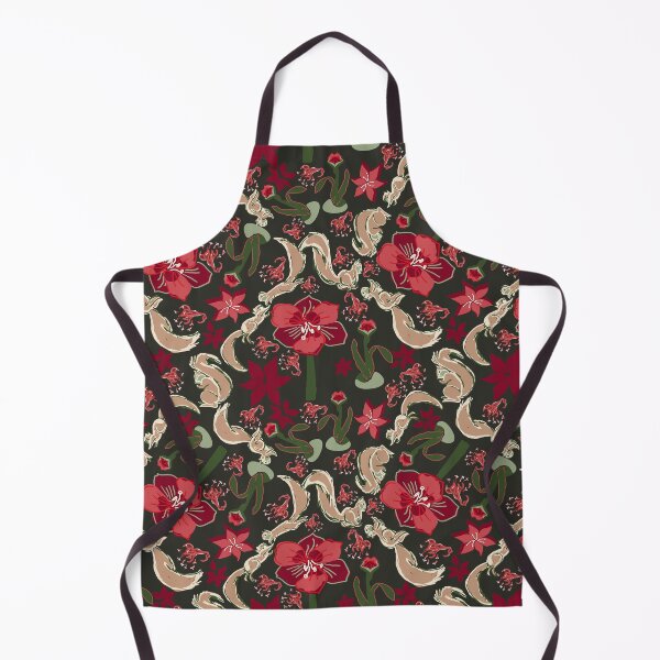 Item preview, Squirrels Amaryllis Season black designed and sold by LorlovesDesign.