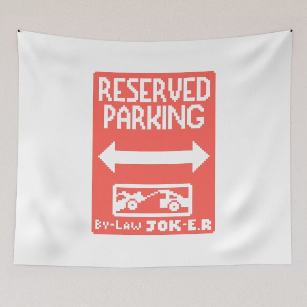 Item preview, Balatro Reserved Parking Joker Card designed and sold by BubblePopRed.