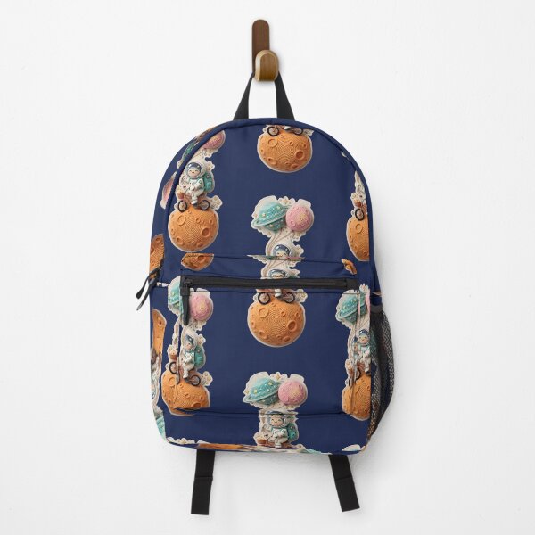 Item preview, Cute Crochet Astronaut Riding Moon Sticker designed and sold by Rohan132.