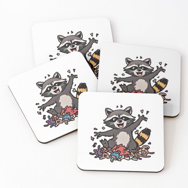 Item preview, Trash Panda Having Fun Sticker Ar designed and sold by racheli147.