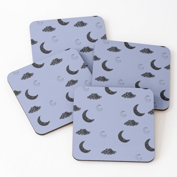 Item preview, Purple Crescent Moon Face | Celestial Minimal Aesthetic | Dark Night Sky Art designed and sold by Chaoticalong.