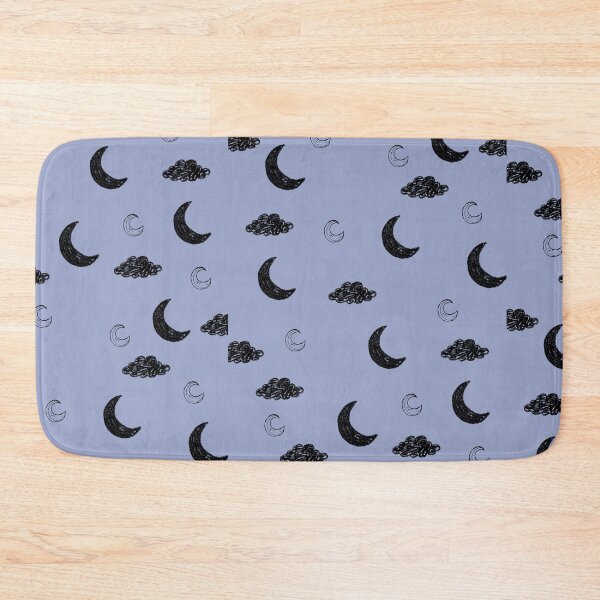 Item preview, Purple Crescent Moon Face | Celestial Minimal Aesthetic | Dark Night Sky Art designed and sold by Chaoticalong.