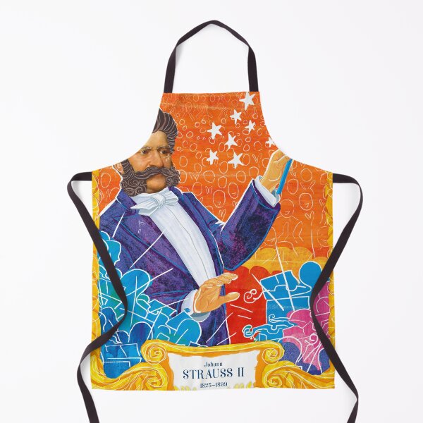 Item preview, Johann Strauss II Poster, Waltz Composer Classical Music designed and sold by Bearlala.
