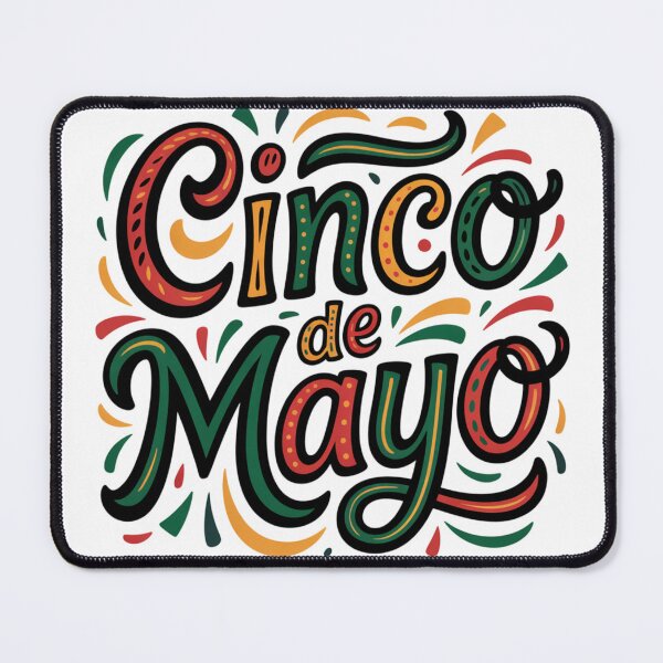 Item preview, Cinco De Mayo Festive Colorful Typography Mexican Fiesta Celebration Shirt designed and sold by Designgallery65.