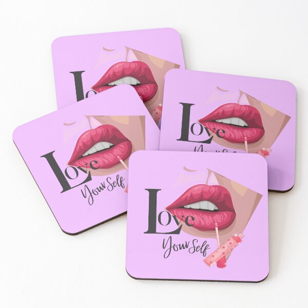 Item preview, Love Yourself Pink Lips Beauty Aesthetics designed and sold by crystalar95.