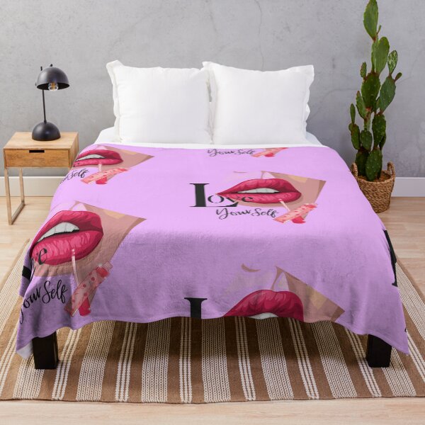 Item preview, Love Yourself Pink Lips Beauty Aesthetics designed and sold by crystalar95.