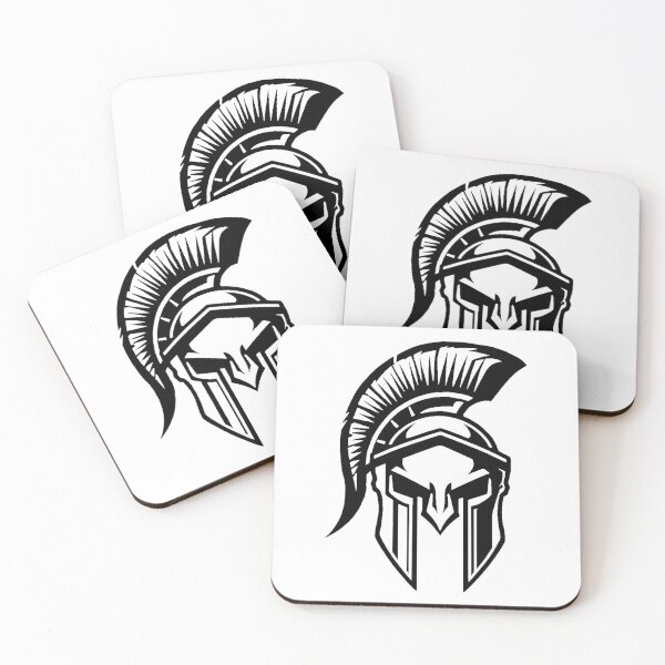 Item preview, Spartan Warrior Helmet Logo designed and sold by Ancient-Era.