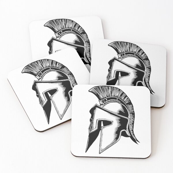 Item preview, Spartans' Warrior Helmet Logo designed and sold by Ancient-Era.