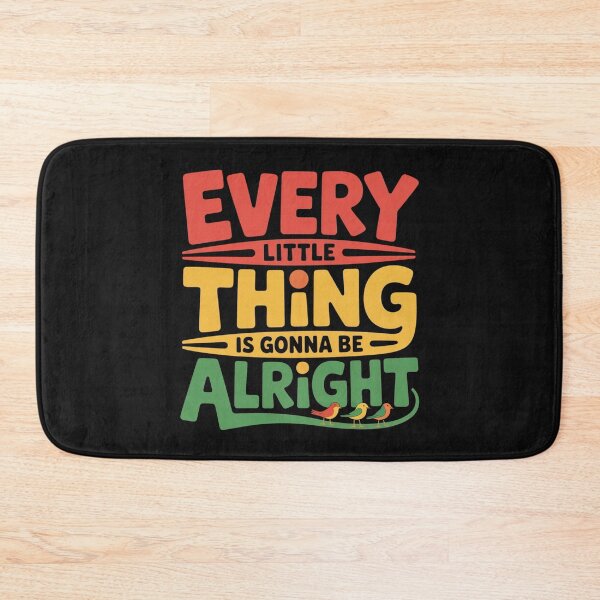 Item preview, Everything Is Going To Be Alright Red Yellow Green Positive Design designed and sold by NatArtSA.